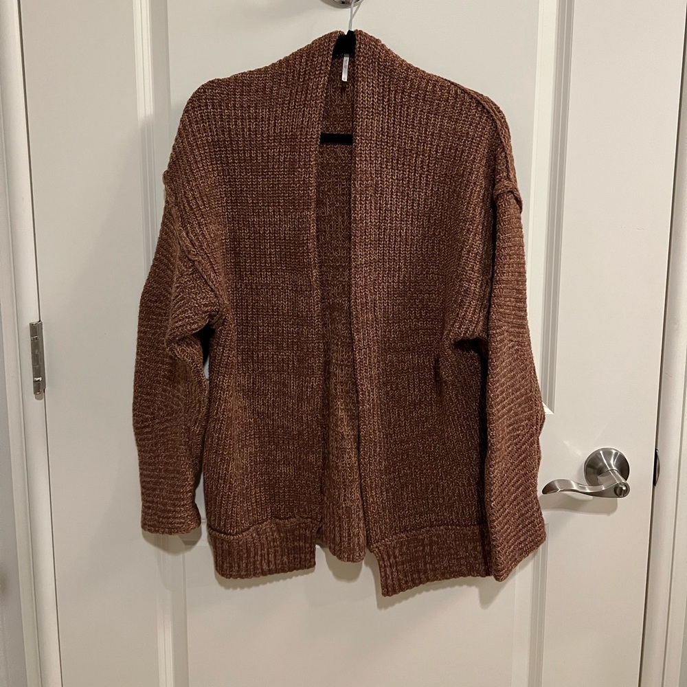 Free People Brown Cardigan